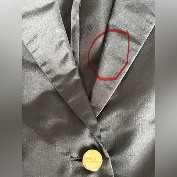 VINTAGE *rare* purple label Ralph Lauren Silk blazer jacket - Picture 15 of 15